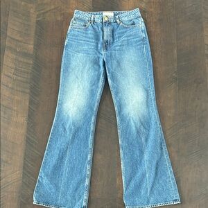 Ulla Johnson high rise flare jean size 28